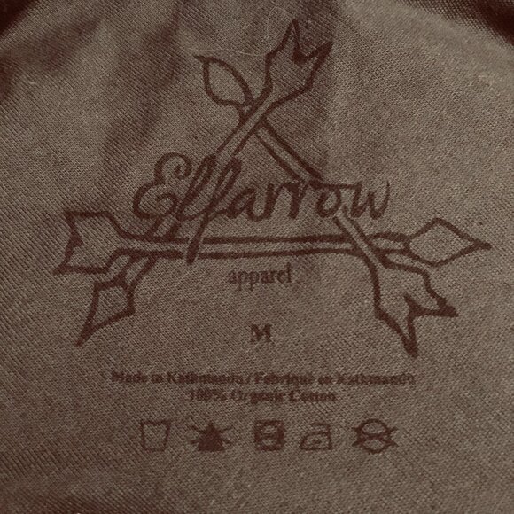 NWOT 100% Elfcore Organic Cotton Mossy Green Asymmetrical Tree Skirt - Picture 11 of 16